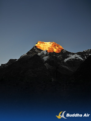 Sunrise at Api Hima Base Camp